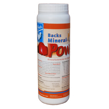 Backs Mineral Power Mineralfuttermittel 1000g für Tauben und Rassegeflügel Hühner Zuchttauben