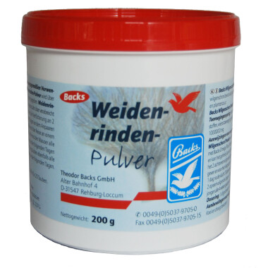 Backs Weidenrinden Pulver 200g -...