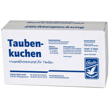 Backs Taubenkuchen Züchterpackung (12 Stück)...