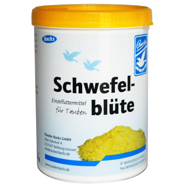 Backs Schwefelblüte 600g - Gefiederneubildung,...