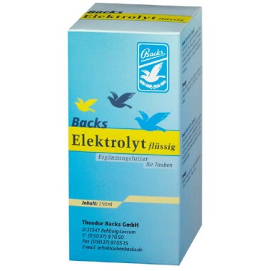 Backs Elektrolyt Flüssig 250ml –...