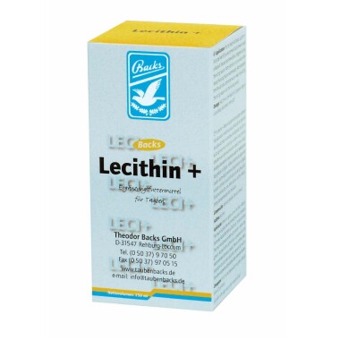 Backs Lecithin Plus 250ml - Fettverdauung Vitaminaufnahme, Leberstoffwechsel, Tauben, Vogelzucht