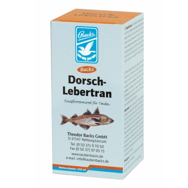 Backs Dorsch Lebertran 250ml - Vitamin A, D, Wachstum...