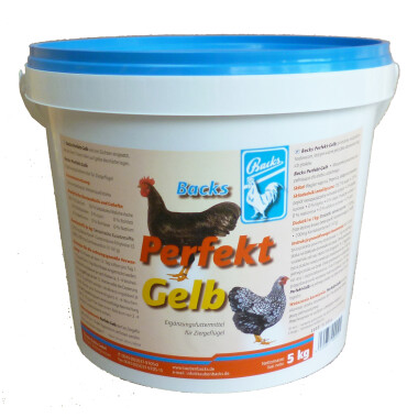 Backs Perfekt Gelb 5kg – Färbemittel gelbe...