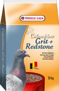 Versele-Laga Colombine Grit + Rotstein 20kg Mineralstoff- Magensteinchen-Mischung, Tauben, Vögel