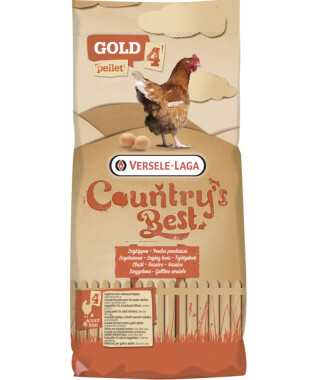 Versele-Laga Countrys Best GOLD 4 Gallico Legepellets 20kg Hochwertiges Futter Legehennen, Hühner