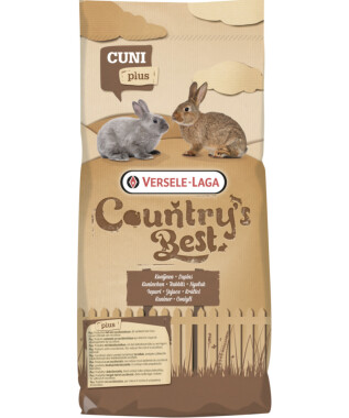 Versele-Laga Countrys Best Cuni Fit Plus 20kg Faserreiches Basisfutter Kaninchen, Nager, Keintiere