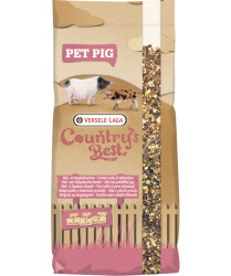 Versele-Laga Countrys Best Pet Pig Müsli 17kg Komplettfutter Minischweine, hohe Rohfaser