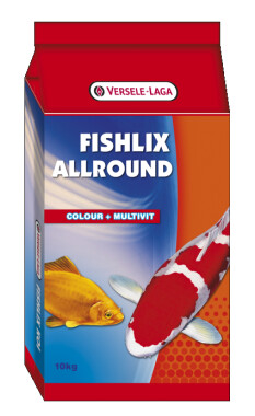 Versele-Laga Fishlix Allround - 10kg, Eiweißreiche Pellets Zier Teichfische, Ganzjährig, Kleintier