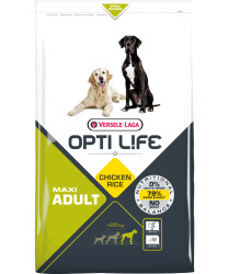 Versele-Laga Opti Life Adult Maxi Huhn & Reis - 12,5kg Hundefutter, Große Rassen, Gesundheit, Hund