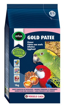 Versele-Laga Orlux Gold Patee feuchtes Eifutter - 1kg Großsittiche & Papageien, Nährstoffreich