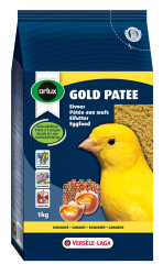 Versele-Laga Orlux Gold Patee Eifutter Kanarien gelb – 1kg Nährstoffreiches Eifutter, Ziervögel