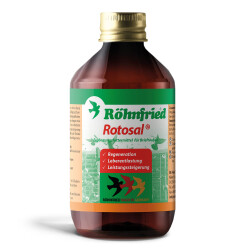 Röhnfried Rotosal 250ml Flüssiges Ergänzungsfuttermittel Phosphor- Energiebereitstellung Taube