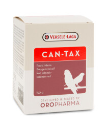 Versele-Laga Oropharma Can-Tax – 150g Roter Farbstoff, gleichmäßige Rotfärbung, Kanarien, Ziervögel