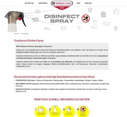 Versele-Laga Oropharma Disinfect Spray – 1000ml Desinfektionsmittel gegen Viren, Bakterien und Pilze