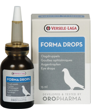 Versele-Laga Oropharma Forma Drops – 15ml Augentropfen Atemwegskontrolle bei Tauben, Vögel