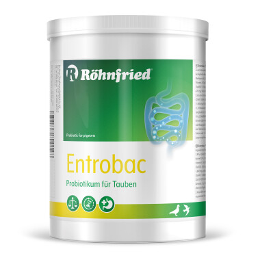 Röhnfried Entrobac 600g Probiotisches Ergänzungsfuttermittel Darmregeneration Tauben