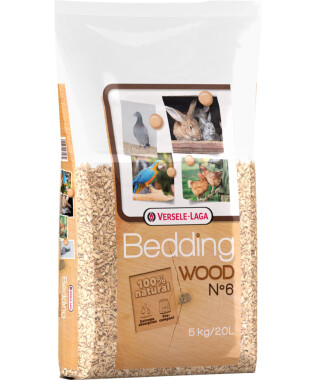 Versele-Laga Wood Bedding Buchenholzgranulat No. 6 20l...