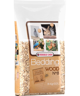 Versele-Laga Wood Bedding Buchenholzgranulat No. 8 20l...