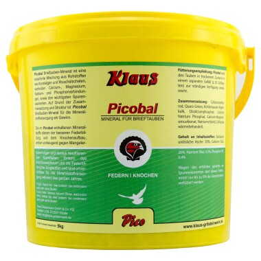 Klaus PICOBAL Brieftauben-Mineral 5kg...