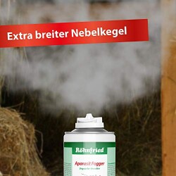 Röhnfried Aparasit Fogger 300ml Effektiver Vernebler gegen Insekten, rote Vogelmilbe