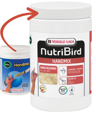 Versele-Laga NutriBird Handmix 500g – Wissenschaftlich ausgewogenes Anfangsfutter, junge Vögel