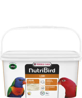 Versele-Laga NutriBird Lori 3kg – Komplettfutter in Analogie zu Blumennektar, Pollen, Vögel