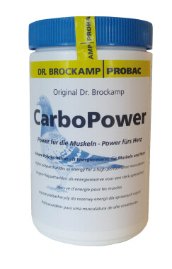 Dr. Brockamp | Probac Carbo Power 250g Hohe Energiezufuhr Tauben vor Wettflügen, Ausstellungen