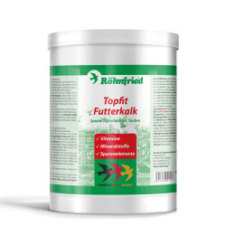 Röhnfried Topfit Futterkalk 1kg Mineralstoff- Vitaminmischung Wachstum Muskelaufbau Tauben