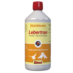 Klaus Maratonin Lebertran 500ml Energielieferant Vitaminspender Tauben, ideal Aufzucht, Vögel