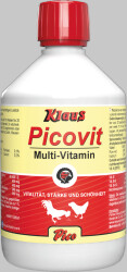 Klaus Picovit Vitamine 500ml Ergänzende Vitaminversorgung Geflügel, Vögel, Tauben