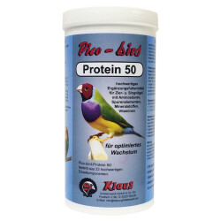 Klaus Pico Bird Protein 50 Pulver 400g Hochwertiges Protein optimale Aufzucht Vögel