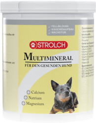 Klaus Strolch Multimineral Hunde 1kg Mineralstoffmischung für kräftigen Knochenbau, glänzendes Fell