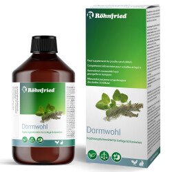 Röhnfried Darmwohl 250ml Verdauungsförderndes Ergänzungsfuttermittel, Nager, Geflügel, Kleintiere