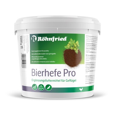 Röhnfried Bierhefe Pro 1500g Vitamine, Mineralien, Aufzucht, Mauser, Taube, Brieftaube, Zuchttaube