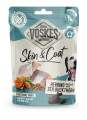 Voskes Skin&Coat Pflege Snack 150g Heringprotein-Snack Förderung von Haut- Fellgesundheit Hunde