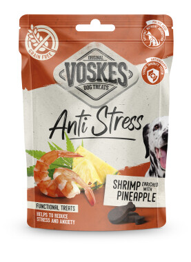 Voskes Anti Stress Snack 150g Garnelenprotein-Snack Förderung von Entspannung Wohlbefinden Vögel