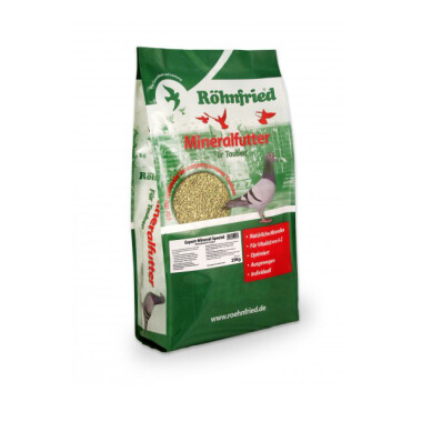 Röhnfried Expert Mineral 25kg Schmackhaftes Mineralfutter Verdauungsförderung bei Tauben Brieftauben