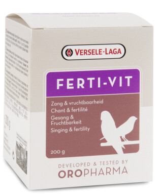 Versele-Laga Oropharma Ferti-Vit 200g Optimale Unterstützung der Fruchtbarkeit, Abwehrkräfte, Vögel