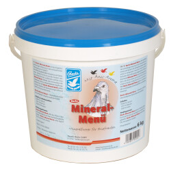 Backs Mineral Menü 6kg - Nährstoffreich, Mineralmischung Tauben, Anisaroma, Sämereien, Vögel, Zucht