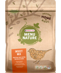 Versele-Laga Menu Nature Insekten Mix 250g Eiweißreiches Futter Vögel Mehlwürmern & Garnelen Vogel