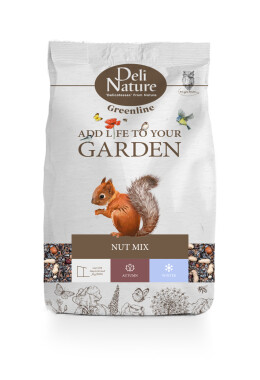 Beyers Deli Nature Eichhörnchen Nuss Mix 500g Nährstoffreicher Mix aus Nüssen, Früchten & Insekten