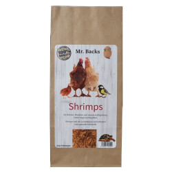 Mr. Backs Shrimps 250g Proteinreiche Shrimps Heimtiere, Wildvögel, Reptilien, Vögel, Geflügel